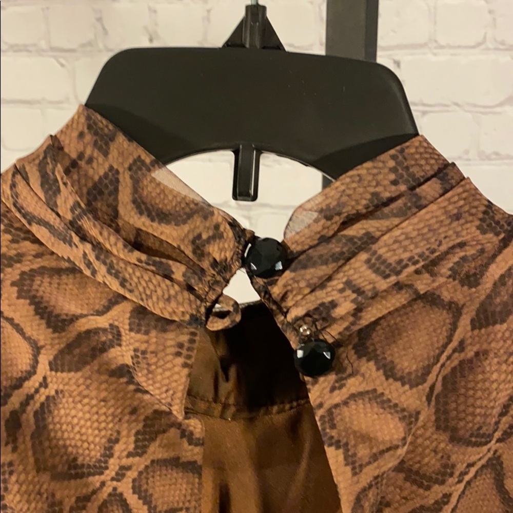 JESSICA HOWARD ANIMAL PRINT DRESS - Picture 8 of 13
